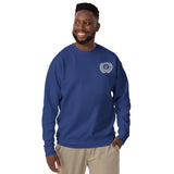 1876 UNLIMITED Embroidered Unisex Fleece Pullover (White logo) - WeAre2100 Apparel