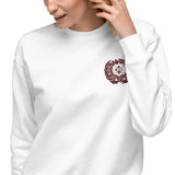 1876 UNLIMITED Embroidered Unisex Fleece Pullover (Maroon logo) - WeAre2100 Apparel
